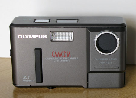 OLYMPUS CAMEDIA C-21T.commu デジカメ-