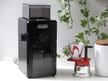 デロンギ うす式 コーヒーグラインダー DeLonghi KG79J BLACK www